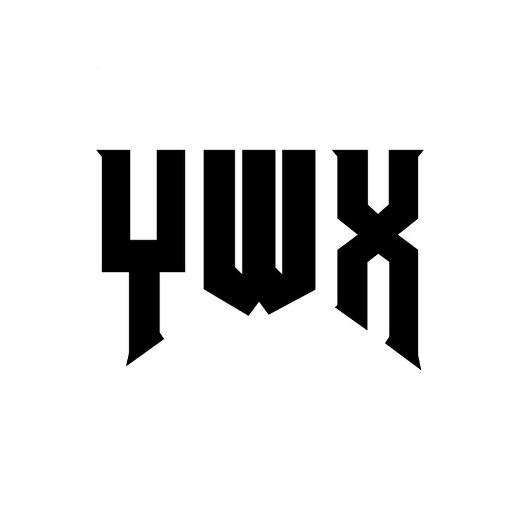 Vektör ywx letter logo design for technology company ywx logo design black and white color combination ywx logo ywx vector ywx design ywx icon ywx alphabet ywx typography logo design
