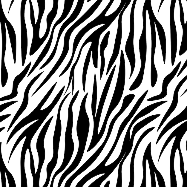 zebra skin seamless vector pattern for textile fabrics print wallpaper wrapping paper paper