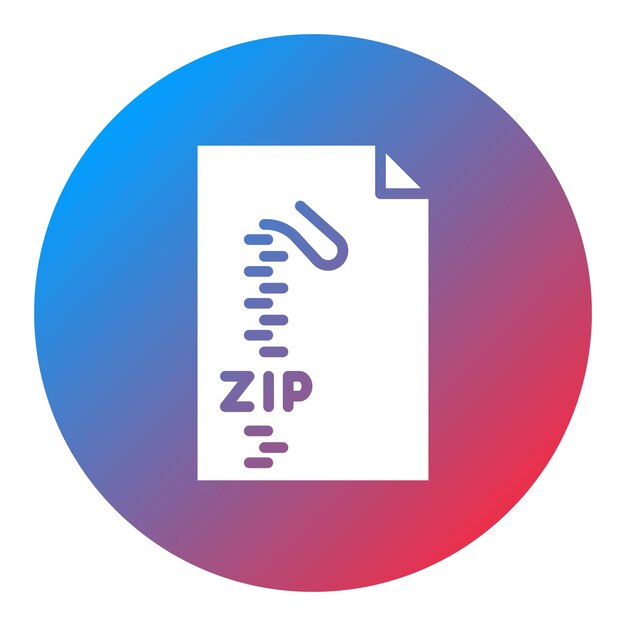 Zip icon vector image Can be used for Documents And Files