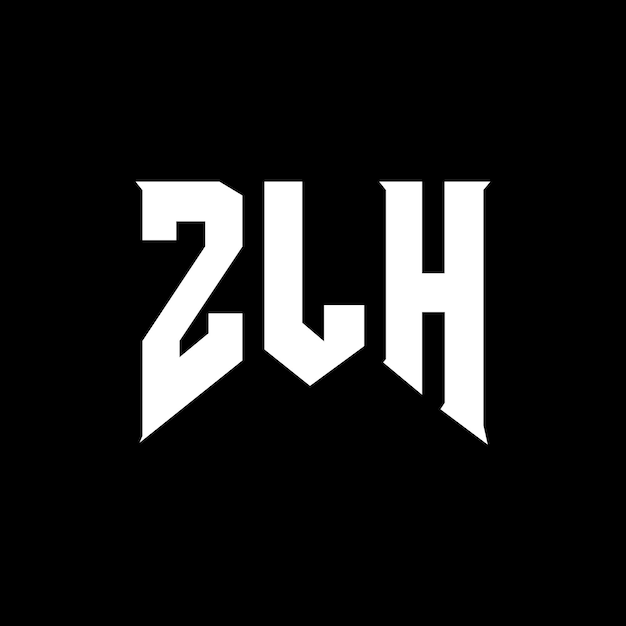 ZLH letter logo design for technology company ZLH logo design black and white color combination ZLH logo ZLH vector ZLH design ZLH icon ZLH alphabet ZLH typography logo design