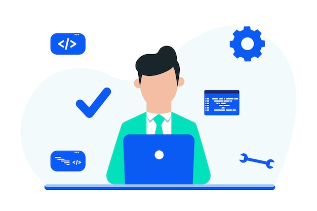 2 web development software engineering programmer working programming app