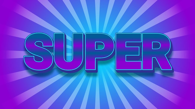 3d editable text effect minimal font style premium vector and colourful background