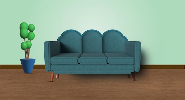 3d interior design or 3d living room interior design