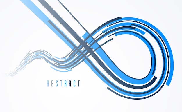 3d lines vector scientific or technical abstract background, future technology and science theme, dynamic motion elements design, template for ads or poster or cover.