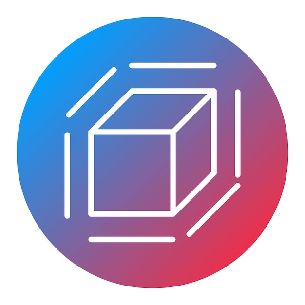 3D Modeling icon vector image Can be used for New Media