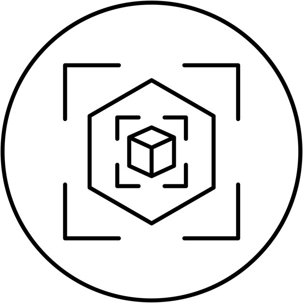 3d Modeling icon vector image Can be used for Virtual Reality