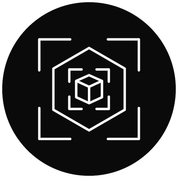 3d Modeling icon vector image Can be used for Virtual Reality