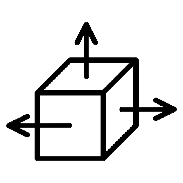 3d object icon vector image can be used for augmented reality