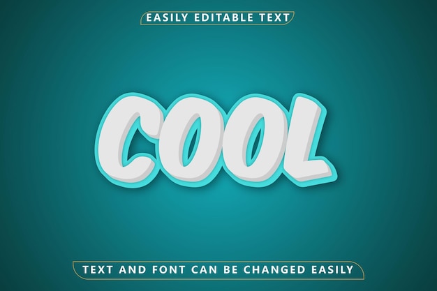 3D Text Effects Template editable text effect Suitable for typeface needs
