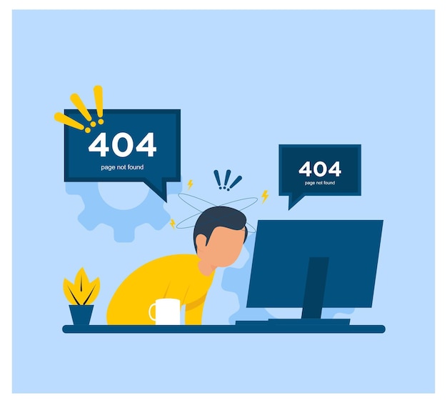 404 page not found error concept