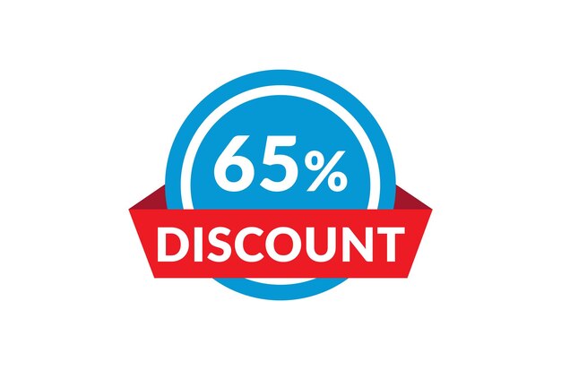 65 of discount Discount price Special offer discount
