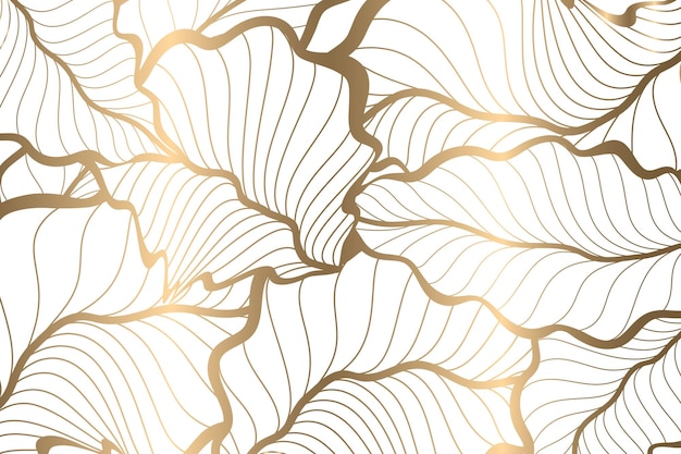66 Golden leaf Background