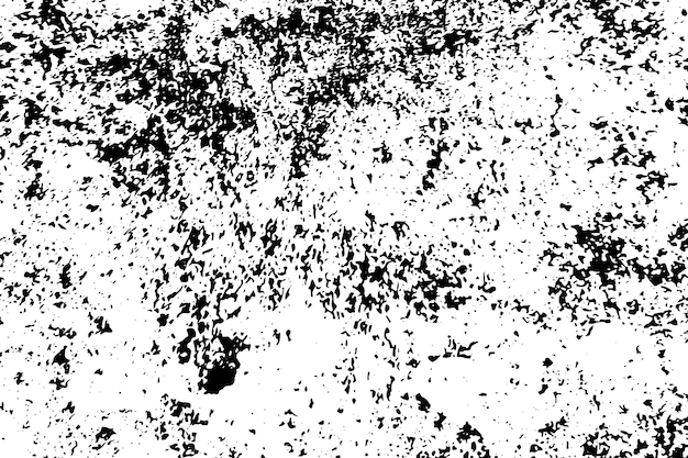 A black and white grunge background with a rough texture.