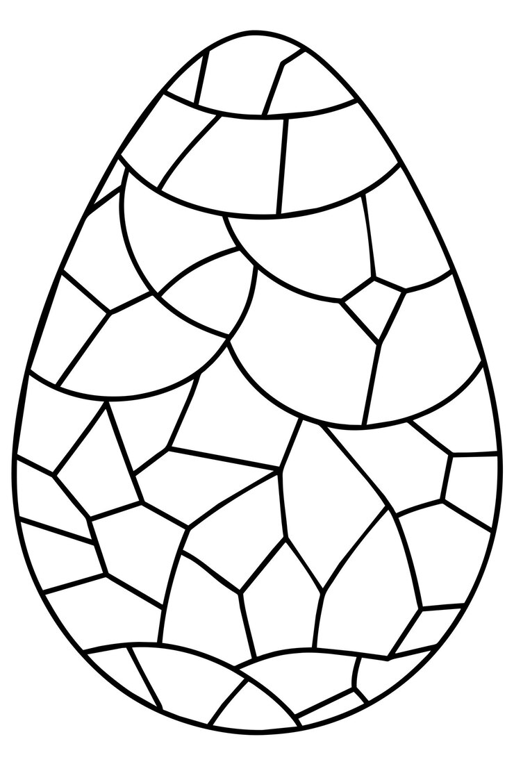 a black and white mosaic design with a geometric design