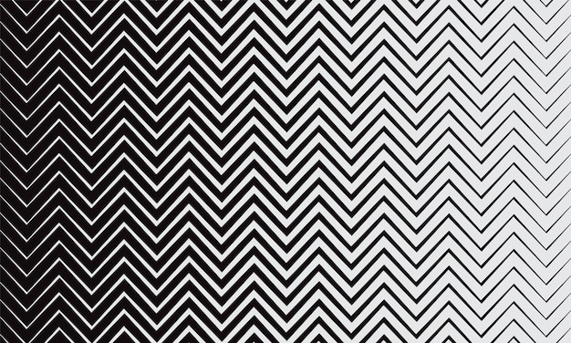 a black and white zigzag pattern with zigzag stripes