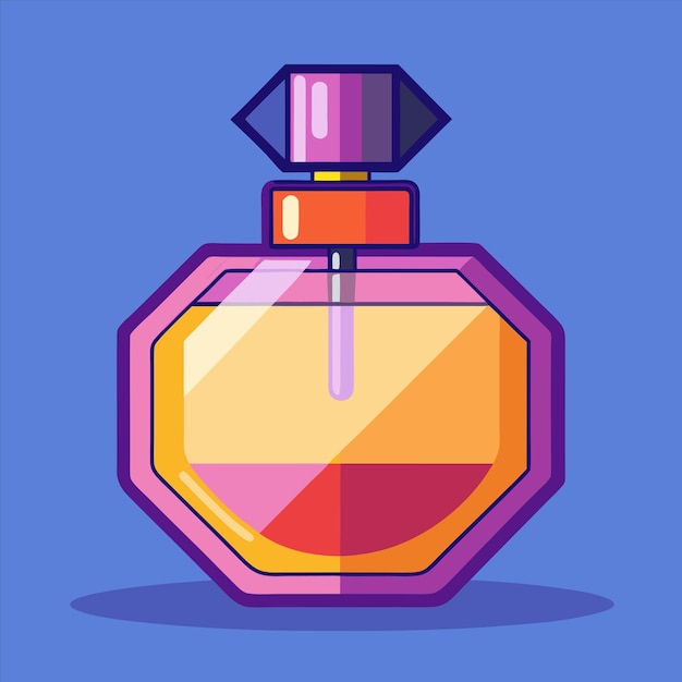 a bottle of perfume with a pink top that says quot perfume quot