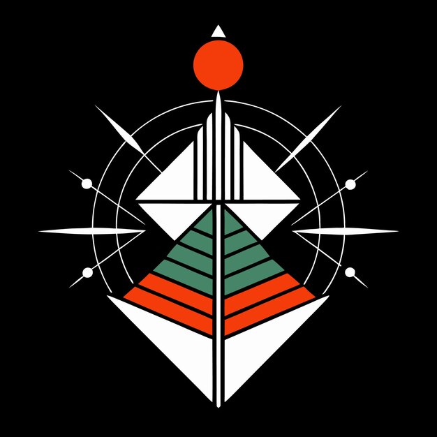 a circle with a triangle on it that has the word triangle on it