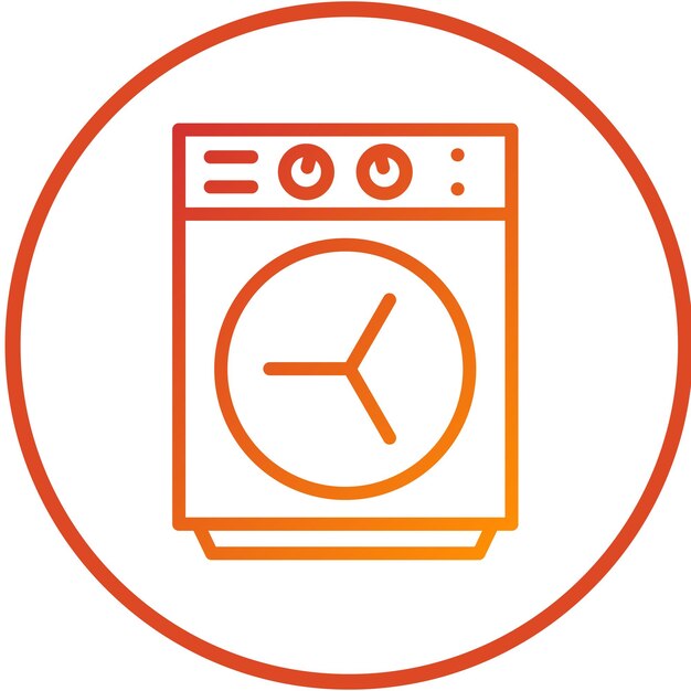 a clock that is inside of a circle with a clock on it