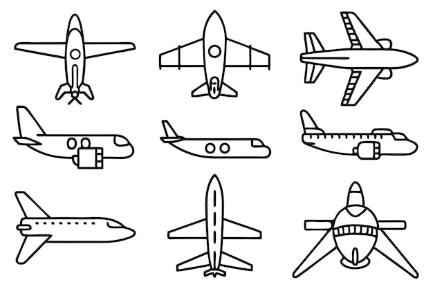 a collection of planes and planes from thes com