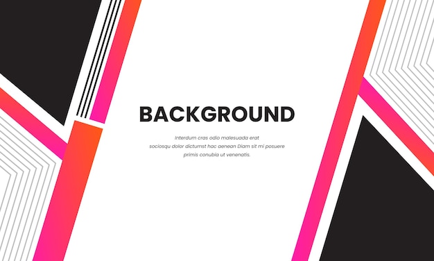 a colorful background with a black and pink and orange design