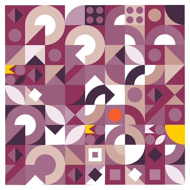 a colorful square with a design that says the number on it