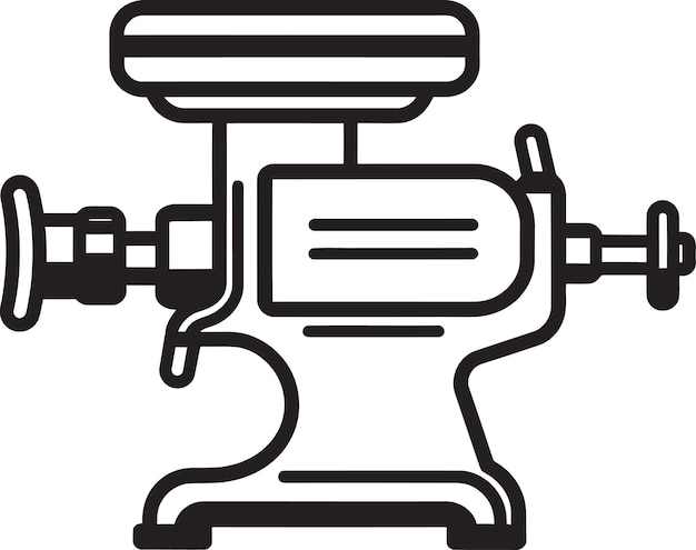 a drawing of a robot with a white strip on it