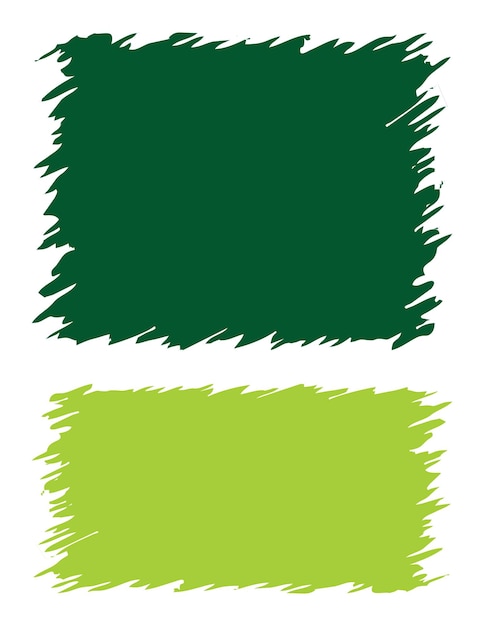 a green and white poster with a green background