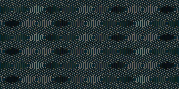 A green and yellow hexagon pattern with a yellow hexagon pattern.