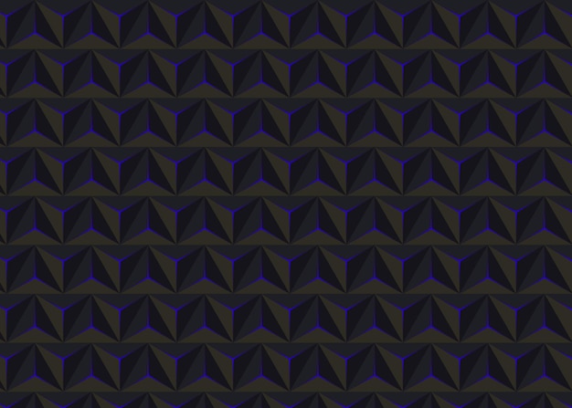 a pattern of dark blue triangles with a dark blue background
