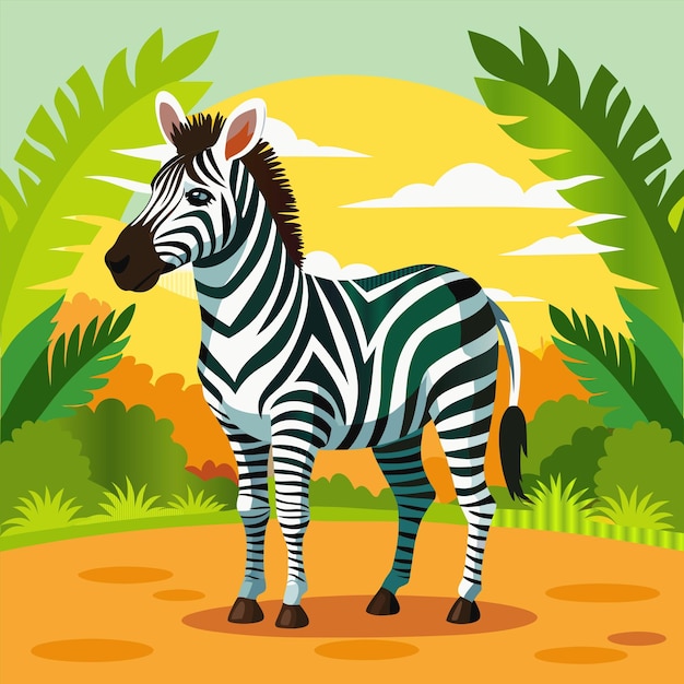 a picture of a zebra with the words zebra on it