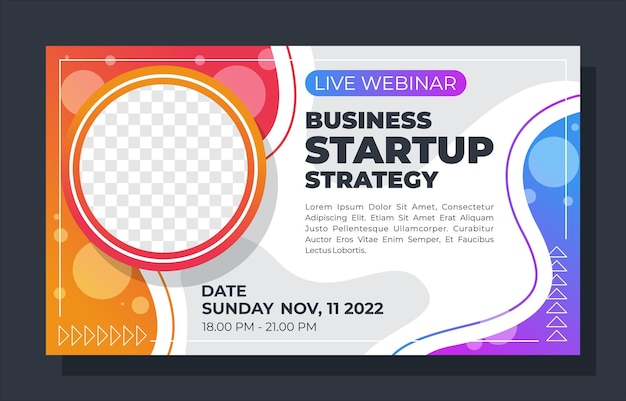 a poster for the event at the office