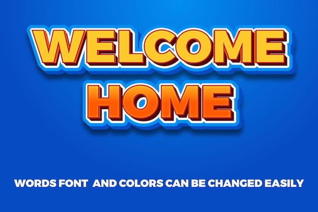 a poster with a welcome home written on it