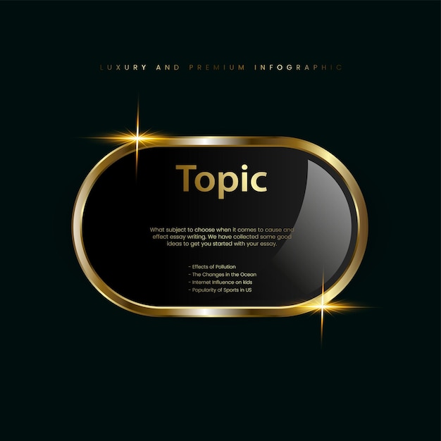 A premium banners buttons symbol premium user interface design on dark background use for luxury