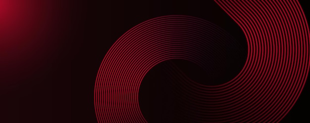a red abstract background with a red circle with a red circle in the middle