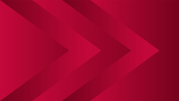 a red background with geometric shapes
