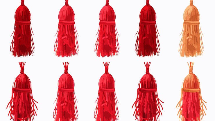 Vektor a red feather that is called the word  on the bottom