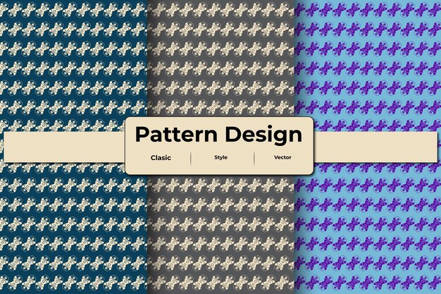 a screen with a card that says pattern design design