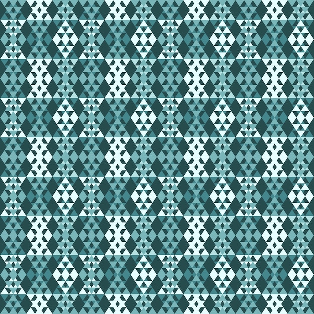 a seamless pattern of geometric shapes and triangles