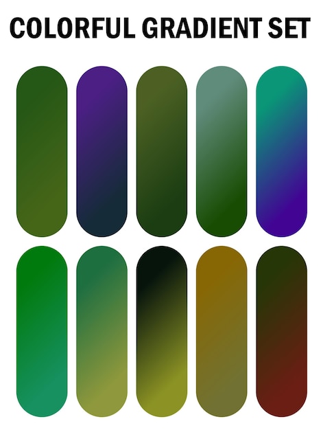 a series of different colored squares with different colors and patterns