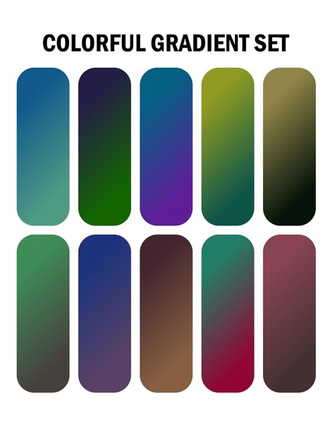 a series of multicolored buttons with different colors