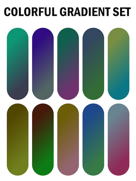 a series of multicolored squares with different colors