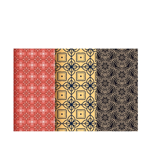 a set of patterns with a design that says quot the word quot on the bottom