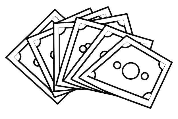 a stack of money with the word eye on it