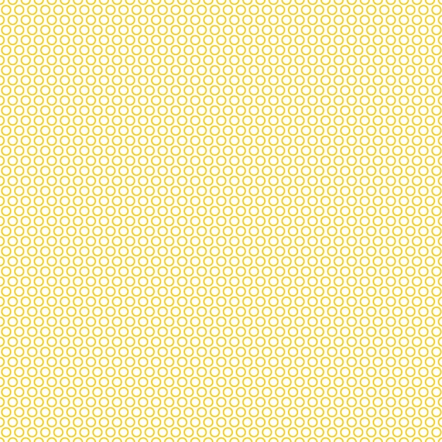 a yellow background with a pattern of circles and the words  in yellow