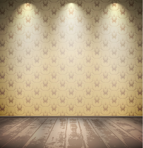 Abandoned pale room