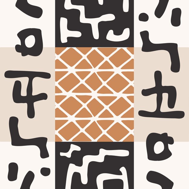 Abstract african ethnic fabric pattern 08