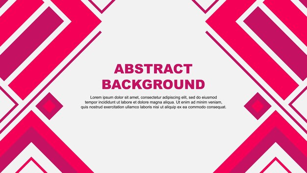 Abstract Background Design Template Abstract Banner Wallpaper Vector Illustration Pink Flag