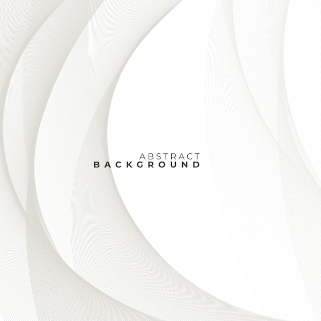 abstract background featuring white curved lines with gradient colors