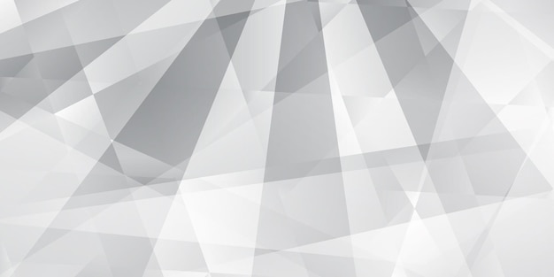 Abstract background of intersecting lines and polygons in gray colors