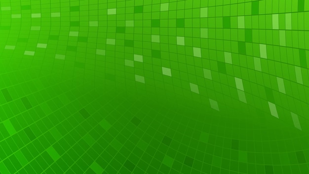 Abstract background of lines and rectangles in green colors